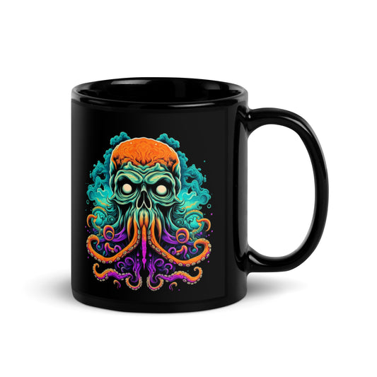 Kraken Black Glossy Mug