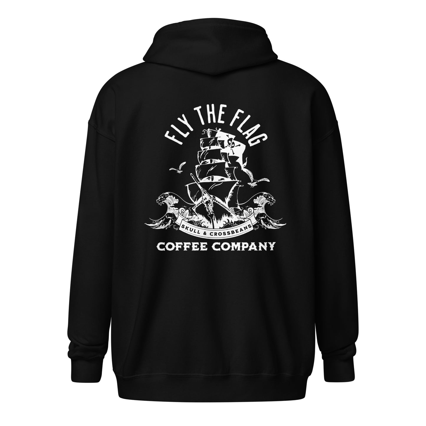 Fly The Pirate Flag Unisex heavy blend zip hoodie